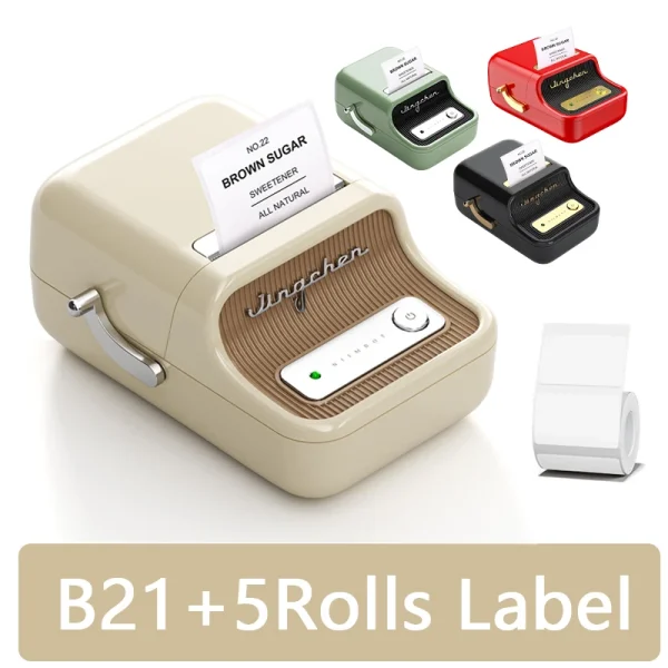 Mini Portable Thermal Self-adhesive Label Printer