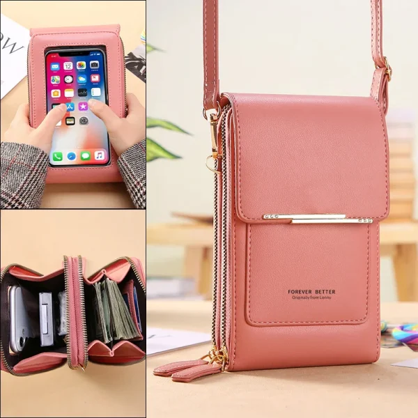 StyleStride Cell Phone Purse Leather Crossbody Bag