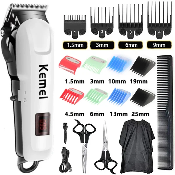 Professional Hair Clipper Wireless Beard Trimmer