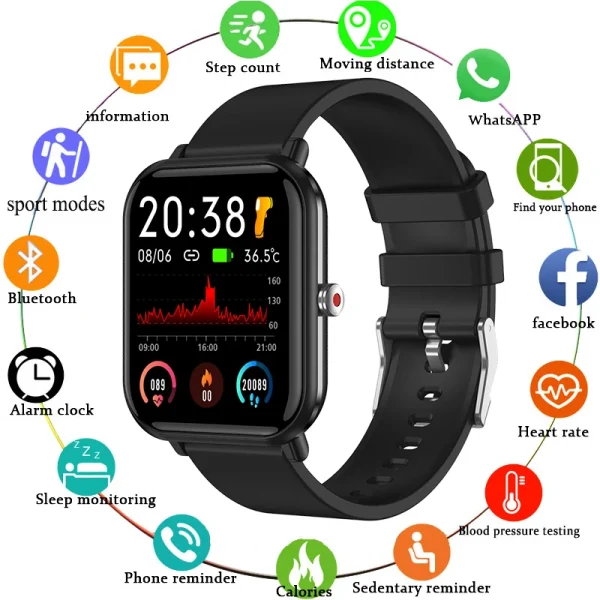 Q9 Pro 5ATM Swim Smart Watch Waterproof Calling