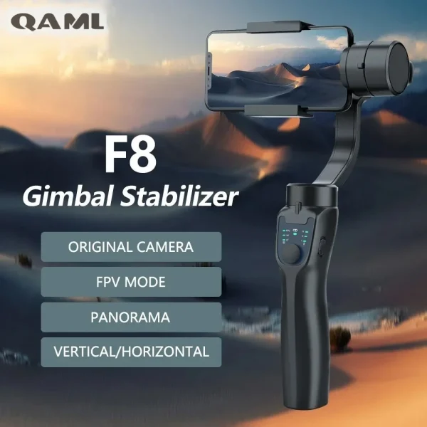 3-Axis Gimbal Phone Stabilizer F8