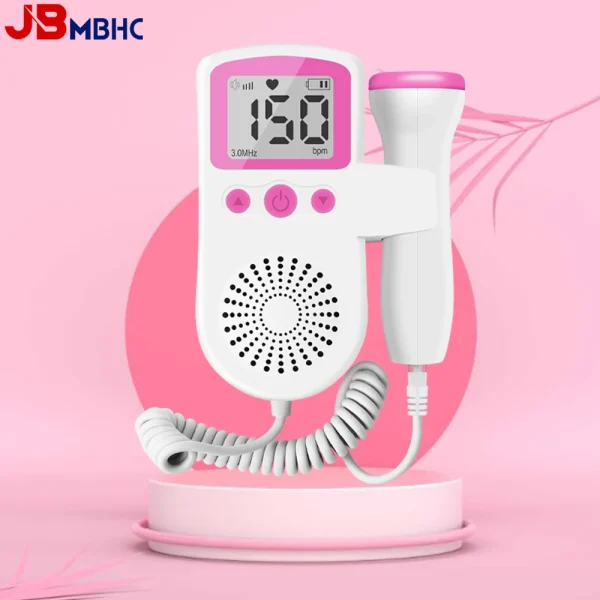 3MHz Ultrasound Doppler Fetal Baby Heart Rate Monitor