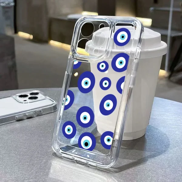 Lucky Blue Evil Eye Phone Case for iPhone