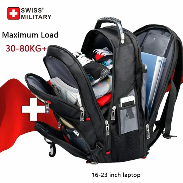 SWISS MILITARY Multifunction Large Capacity Backpack