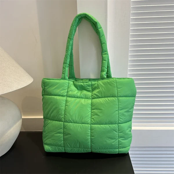 Large Capacity Puffer Tote Handbag