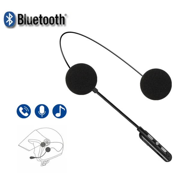 Waterproof Motorcycle Helmet Speaker Bluetooth 5.0