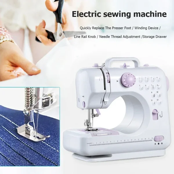 Portable Mini Electric Sewing Machine for Beginners