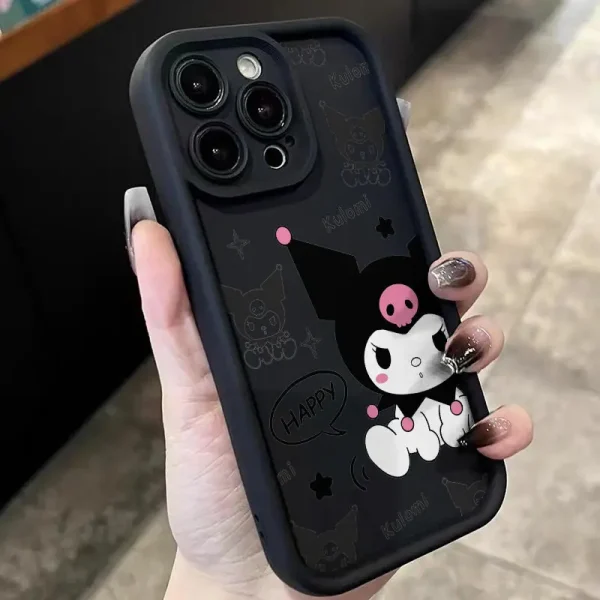 Sanrio Kuromi Kawaii Happy Phone Cases iPhone