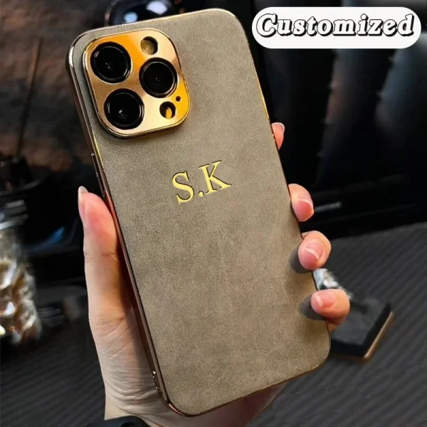 Premium Personalized Leather Case for iPhone