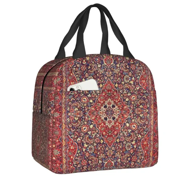Antique Bohemian Persian Silk Carpet Bag