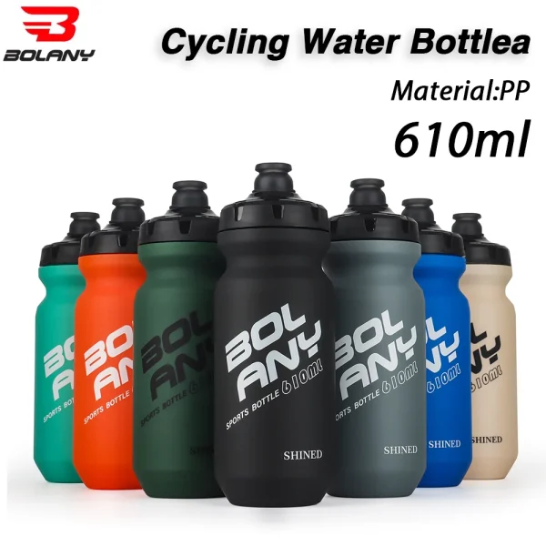 Leak-Proof BOLANY Bicycle Water Bottle Squeeze Out 610ML