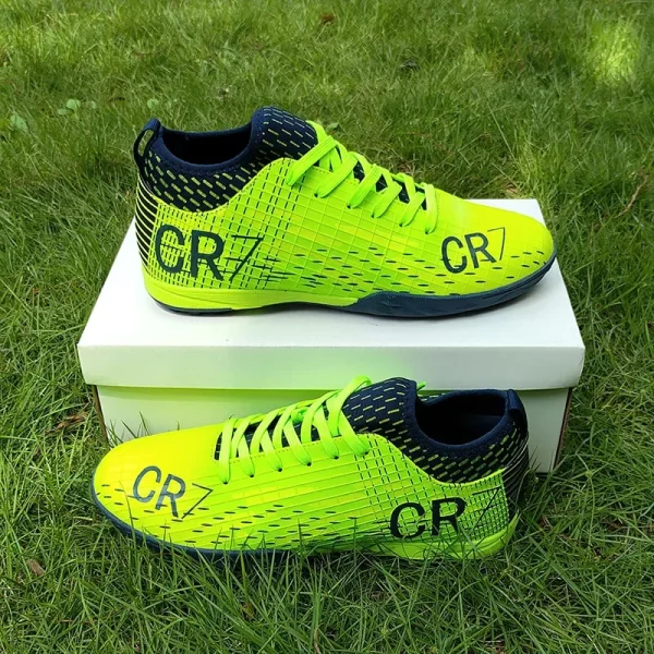 Ultralight Indoor Long Spikes High Ankle Football Futsal Cleats