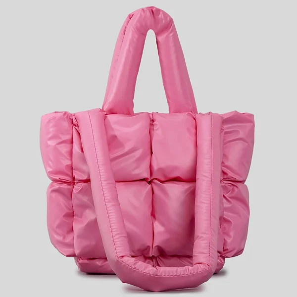 Square Small Puffer Tote Bag