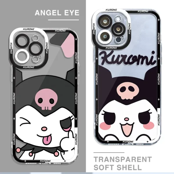 Angel Eye Shell Kuromi iPhone Case