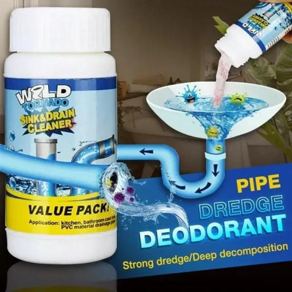 Powerful Pipe dredging Agent Sink Bathroom Toilet Washbasin Cleaner