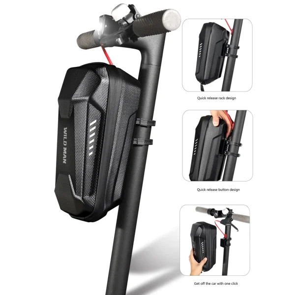 4-2L WILD MAN Electric Scooter Hard Shell Bag Waterproof
